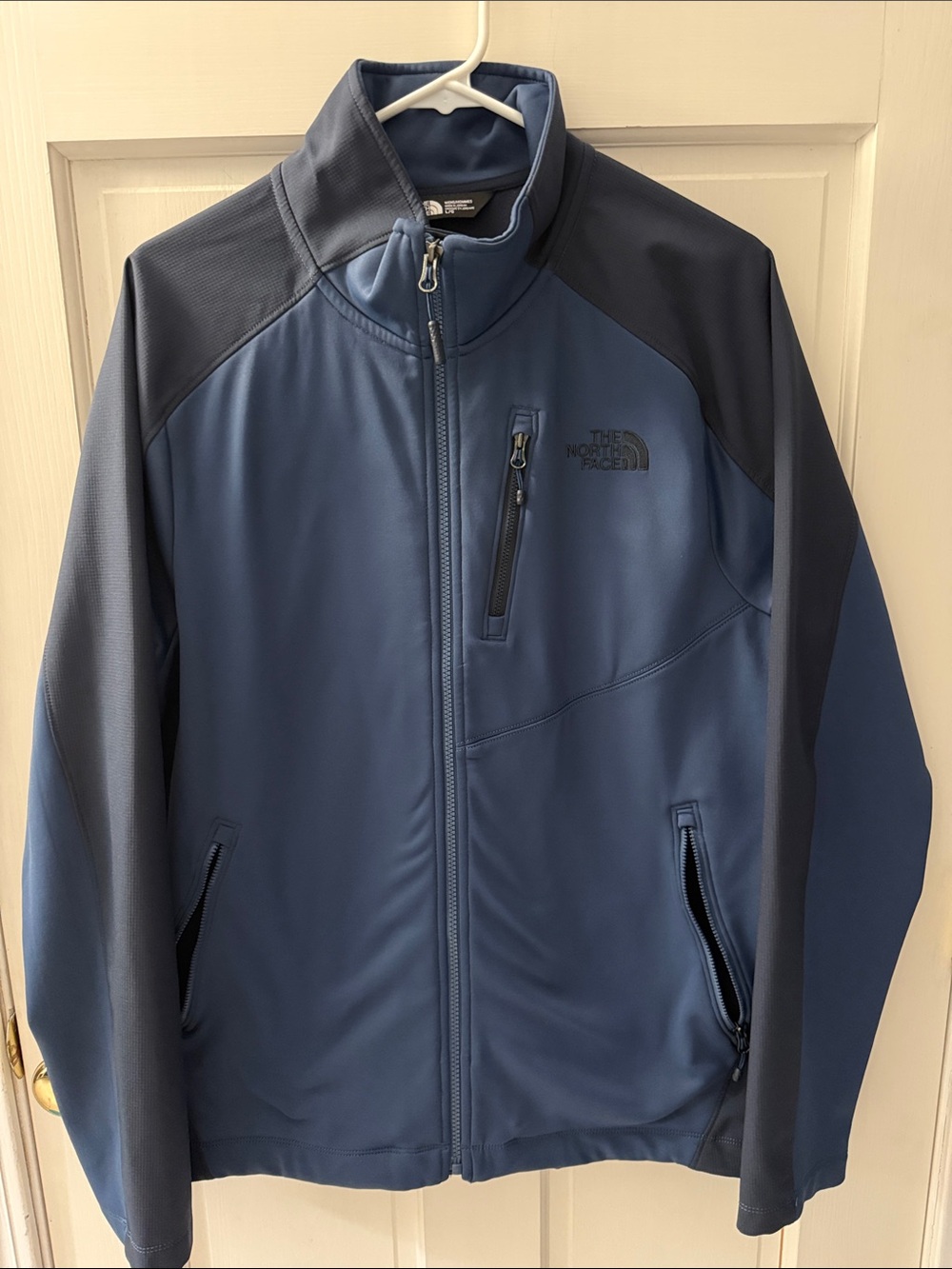 The North Face Men's Two-Tone Blue Softshell Jacket
